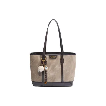 BAODIDAISHU PU Tote Bag Shopping Bag Shoulder Bags Women's Khaki Black/Red/Coffee