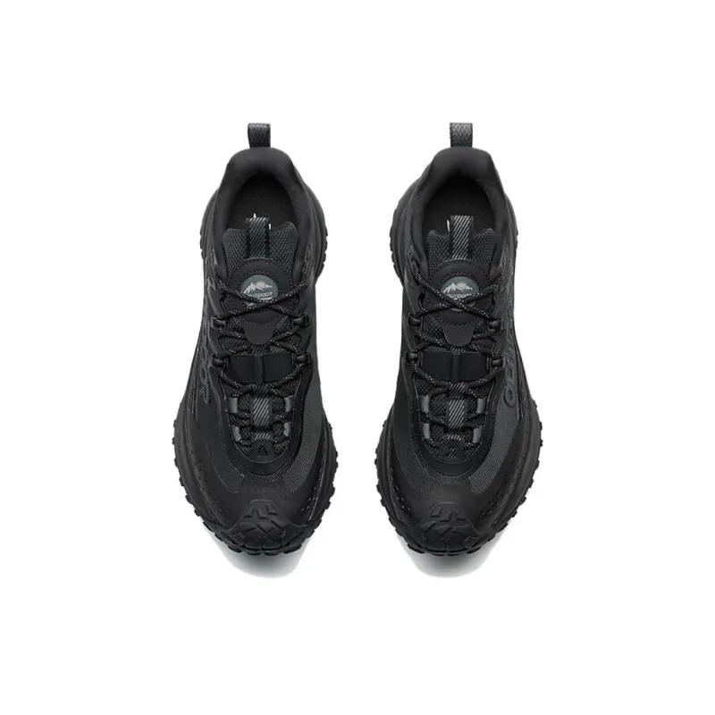 XTEP Anti Slip And Wear Resistant Coverage Low Top Outdoor Shoes Men's Black-3