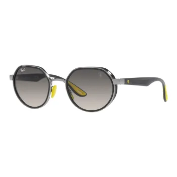 RayBan Metal Round Sunglasses Unisex Silver