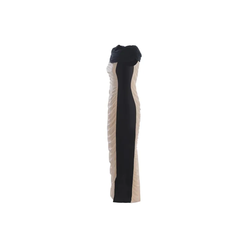 Rotate Ruched Maxi Dress-2
