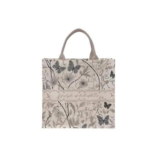 AOSONG Suede Technical Fabric Handbag Regular Women's Wisteria Butterfly