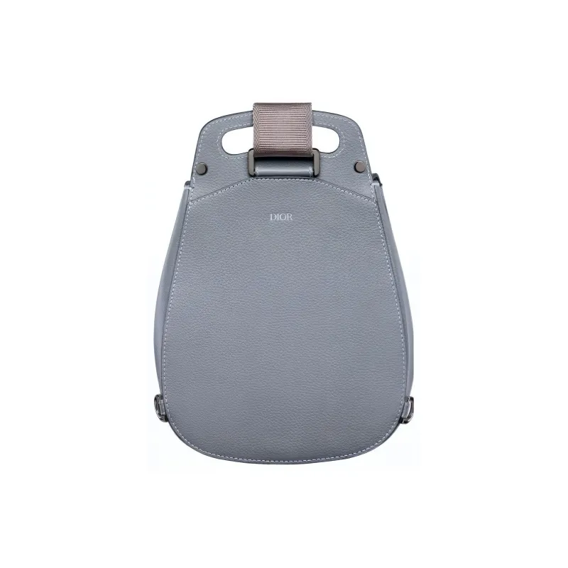 DIOR Gallop Grained Calfskin Crossbody Bag Shoulder Bag Sling Bag Mini Men's Dio Gray-2