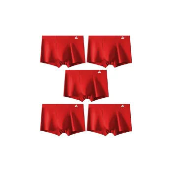 PEAK Underpants Unisex 5 Pack Red