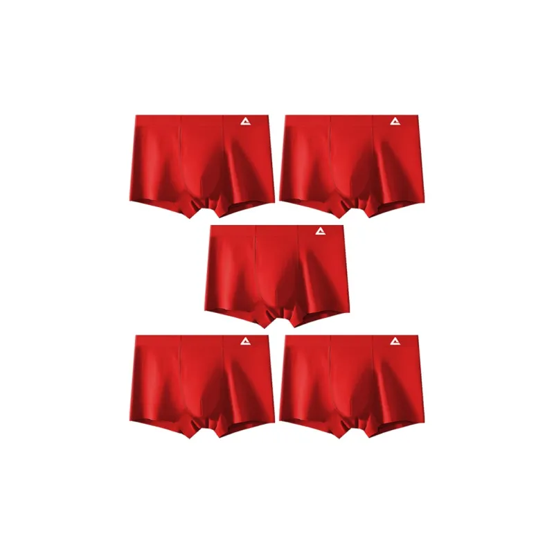 PEAK Underpants Unisex 5 Pack Red-0