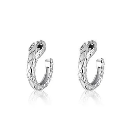 GLOIRE Zircon Clip On Earrings Unisex-3