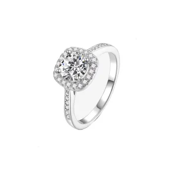 VANA 925 Sterling Silver Moissanite Rings Women's