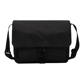 CALVIN KLEIN Fabric Shoulder Bag Men's Space Black