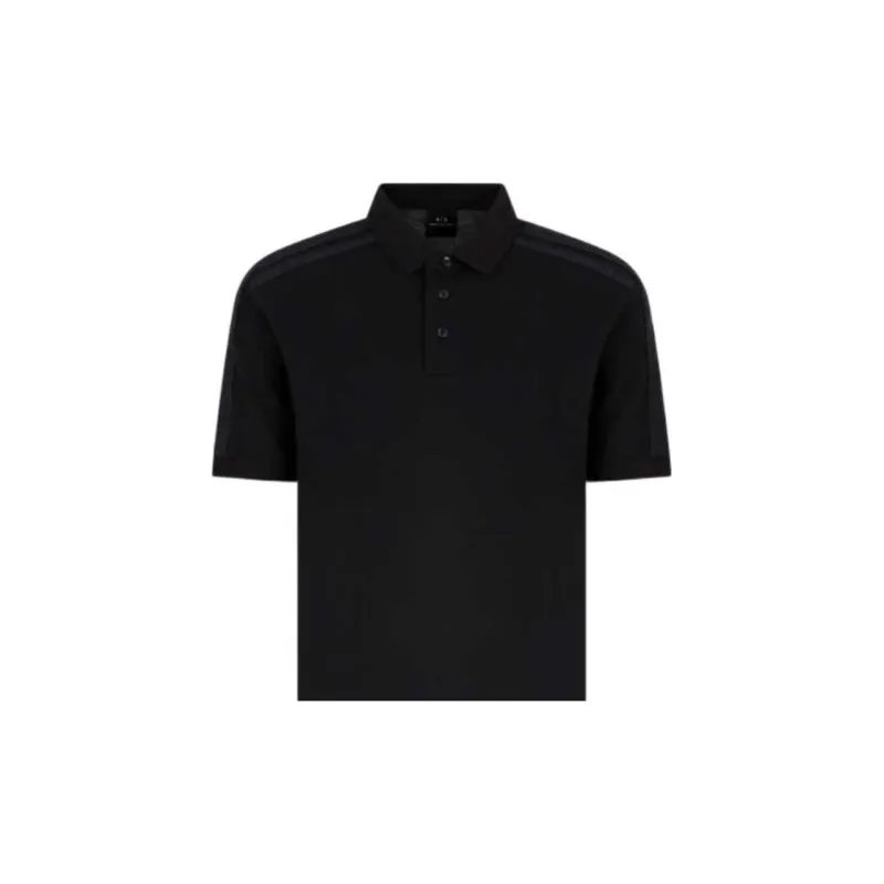 ARMANI EXCHANGEAE SS25 Polo Shirt Men's Black-1