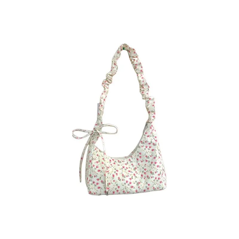 Parker Bear Composite Fabric Shoulder Bag Regular Women's Ecru-1