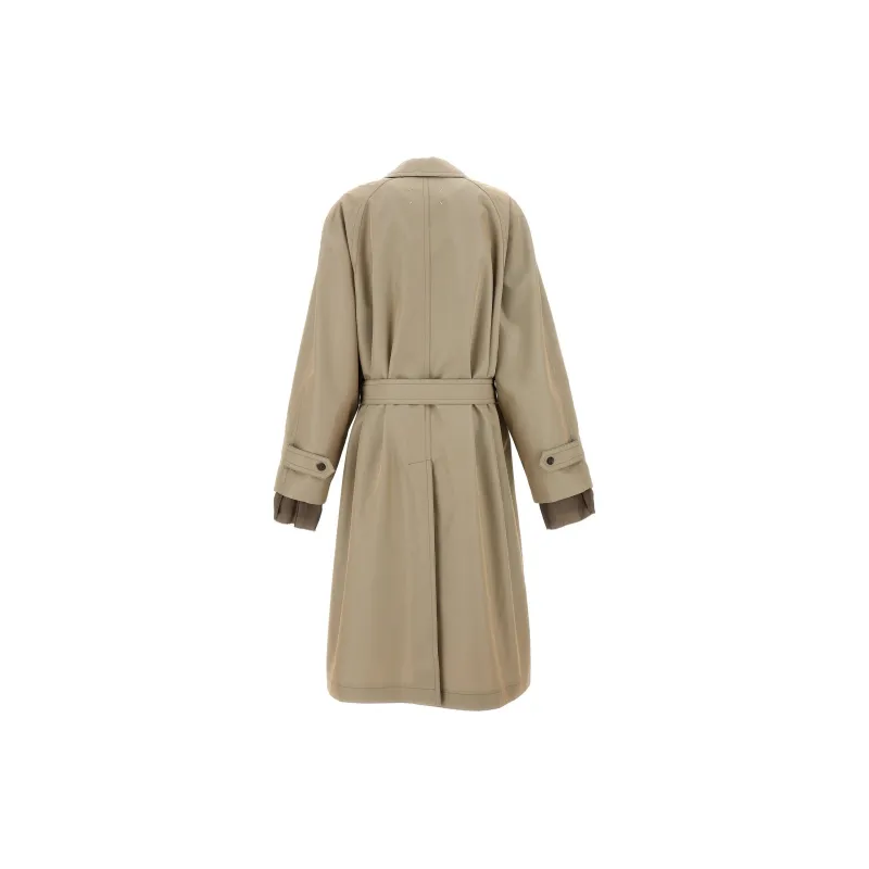Maison Margiela Single Breasted Trench Coat-1