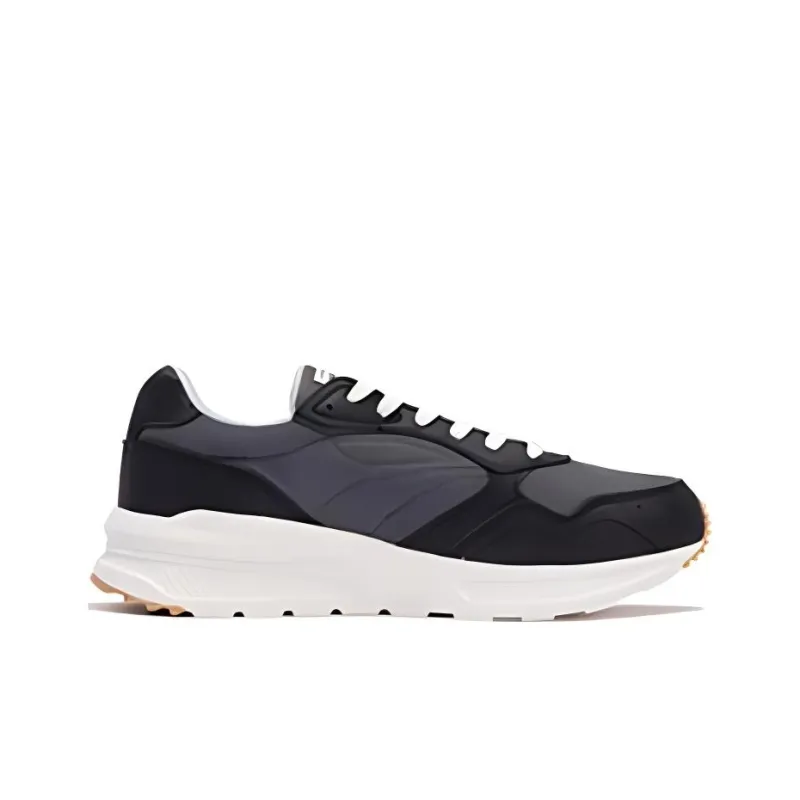 361° Cushioning Breathable Low Top Casual Shoes Men's Black Gray White-1