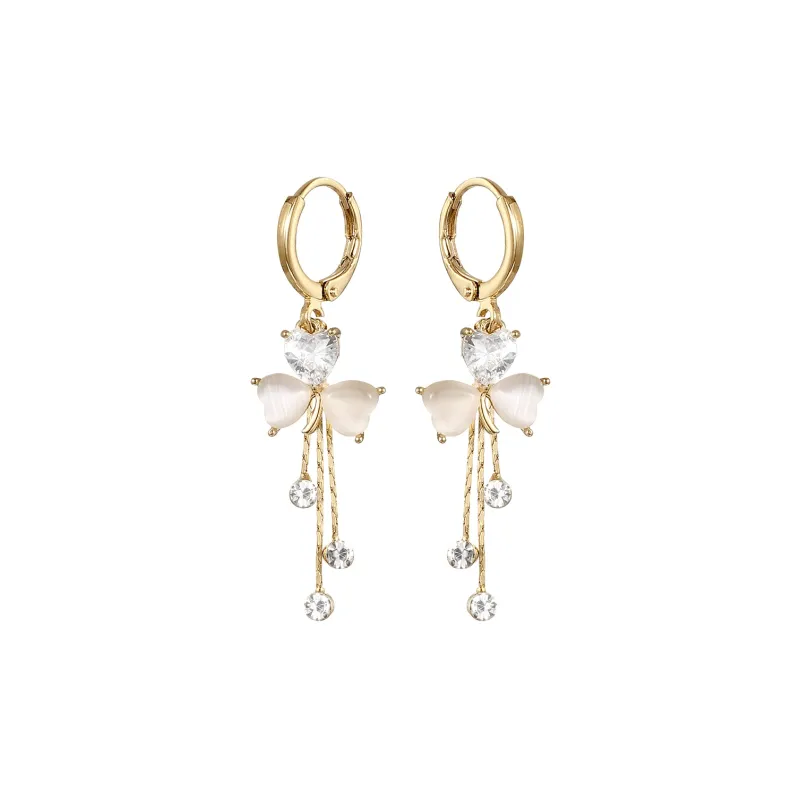 MISS XIA JWY S925 Silver Stud Earrings Women's-0