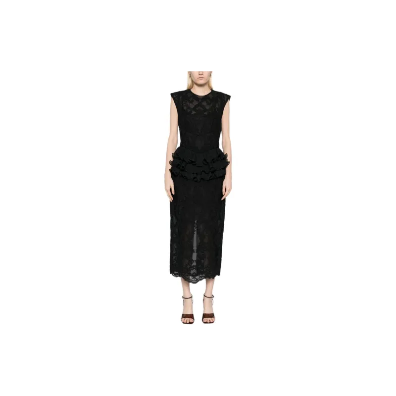 Zimmermann Crush Lace Frill Dress-1