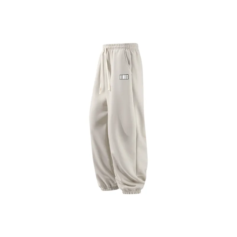 Small Columns Under The Sea Knitted Sports Pants Unisex-22