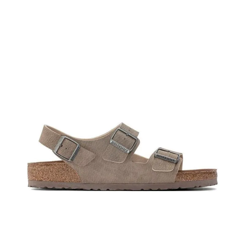 Birkenstock Milano Vegan Beach Sandals Men's Taupe Narrow Fit-1