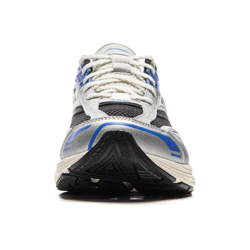 LiNing Cushioning Anti Slip And Wear Resistant Low Top Casual Running Shoes Men's Blue Silver Black-4