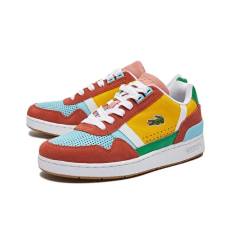 LACOSTE Low Top Skateboard Shoes Women's Multicolor-2