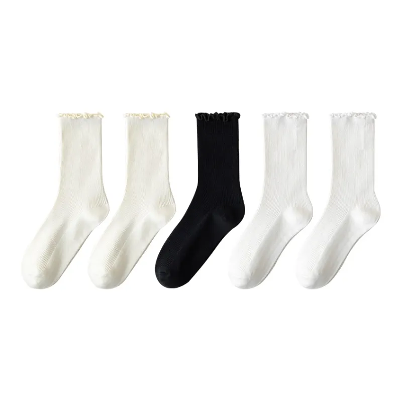 Lan Miao Mid Calf Socks Women's 5 Pack-23