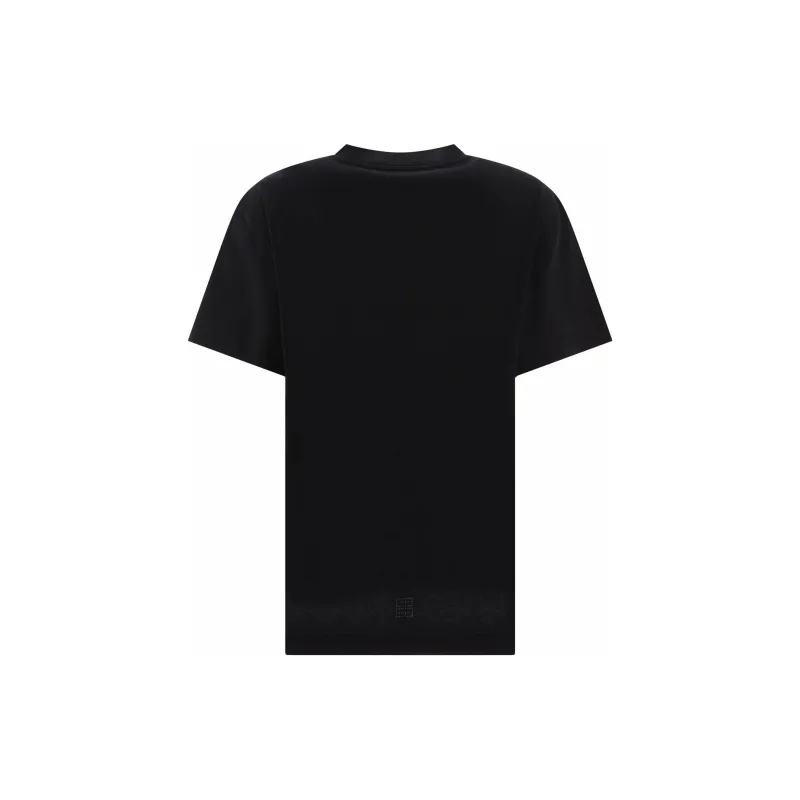 Givenchy Logo Embellished Crewneck T Shirt-1