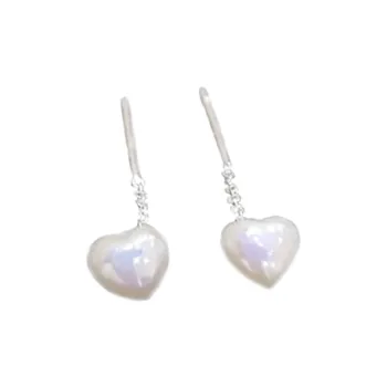Vegetarian S925 Silver Drop Earrings Women's