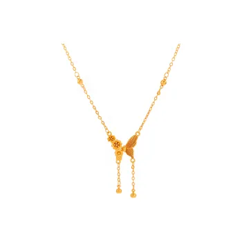 CLARKIA FLOWER Gold Plated Copper Necklaces Women's