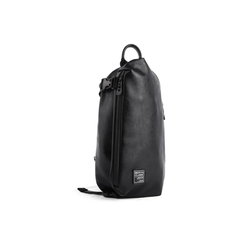 PULUWIRR Oxford Trendy Short Trip Business Chic Lightweight Portable Travel Bag Backpack Regular Unisex Black-5
