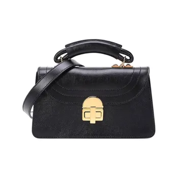 MARNI Cow Leather Portable Crossbody Bag, Shoulder Bag Women's Black