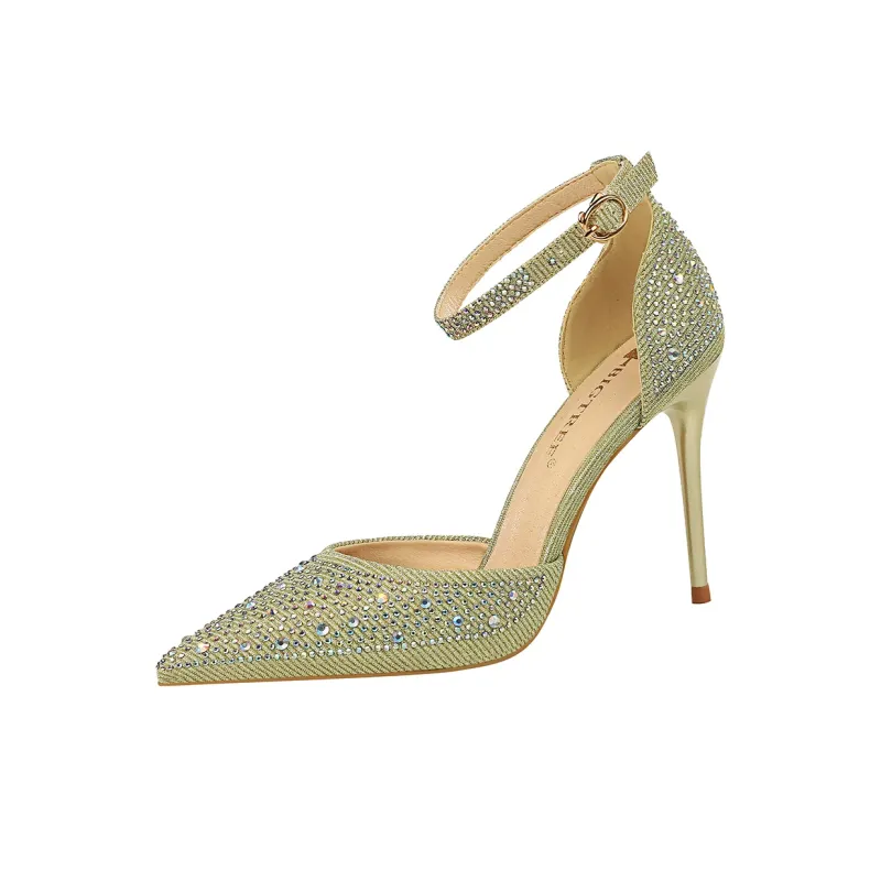 QITUMAUL Slim Heel High Heels Women's-7