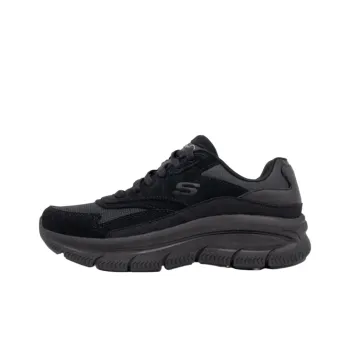 Skechers Modern D'Lu Wear-resistant And Lightweight Low-Top Casual Shoes Women's Black