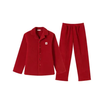 Top Melon Pajama Set Men's Glaze Red