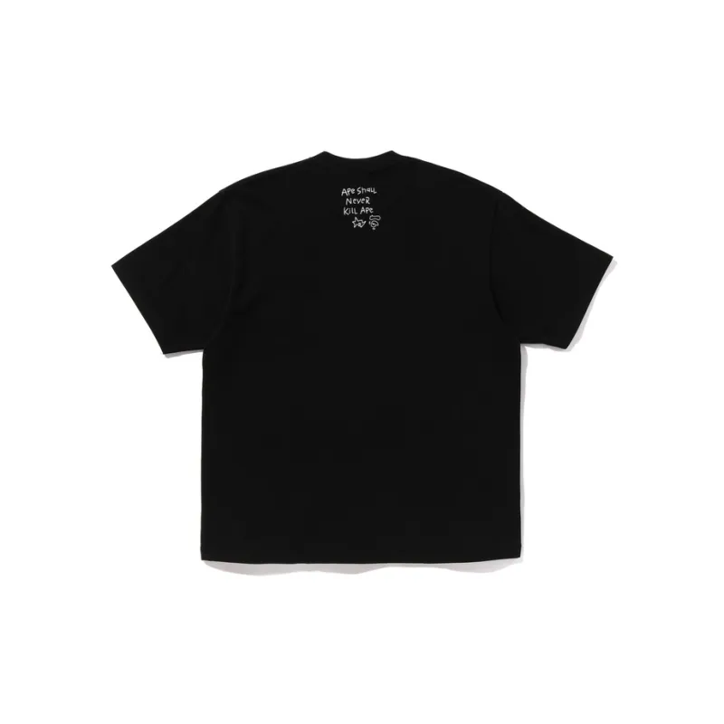 Bape Hand Drawn Logo Relaxed Fit Tee-1