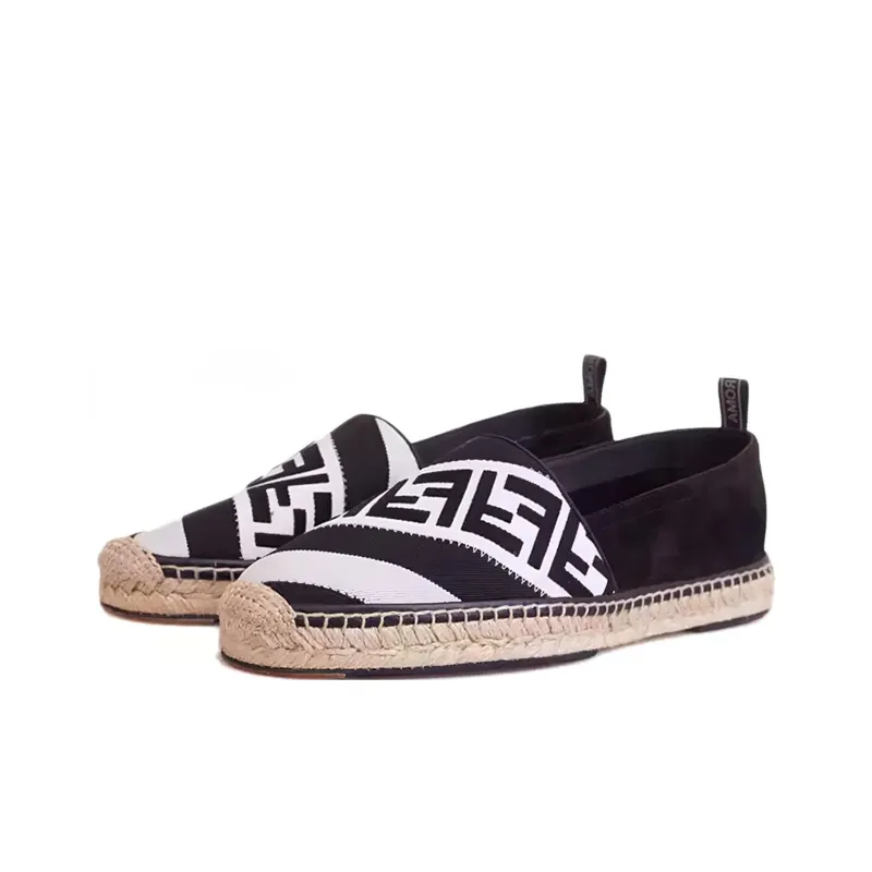 FENDI Espadrilles Men's Black White-2