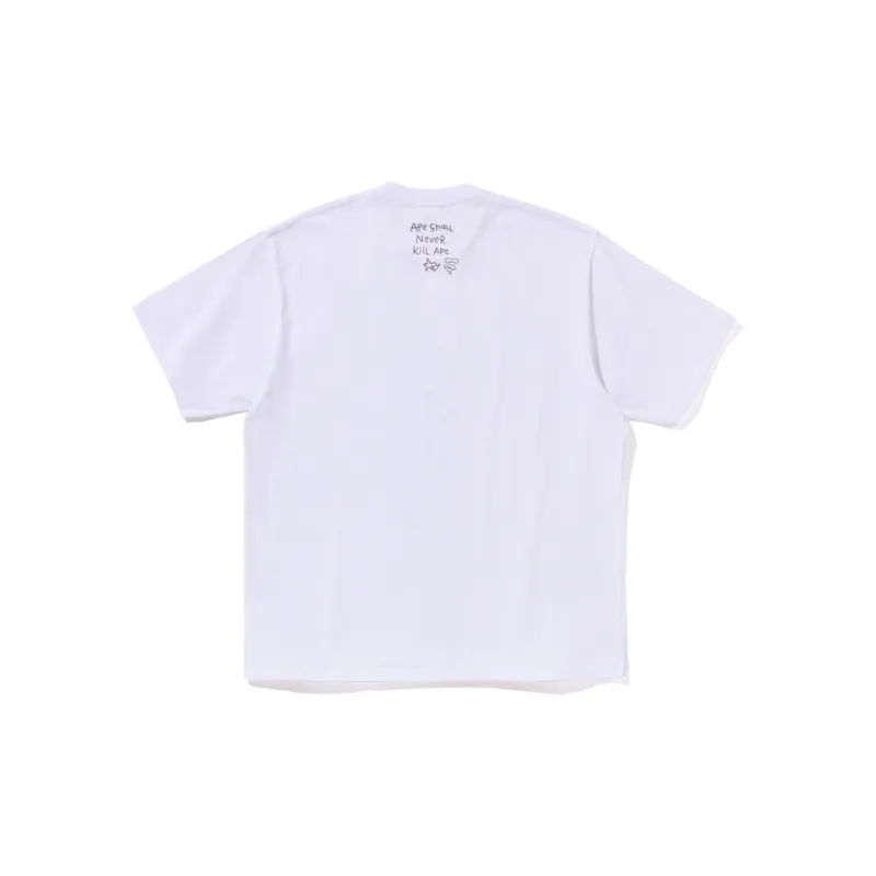 Bape Hand Drawn Logo Relaxed Fit Tee-4