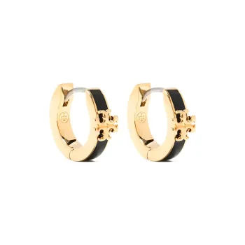 TORY BURCH Brass, Enamel, Cubic Zirconia Earrings Women's Gold