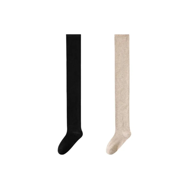 XIANSINIAO Thigh high Socks Women's 2 Pack-0