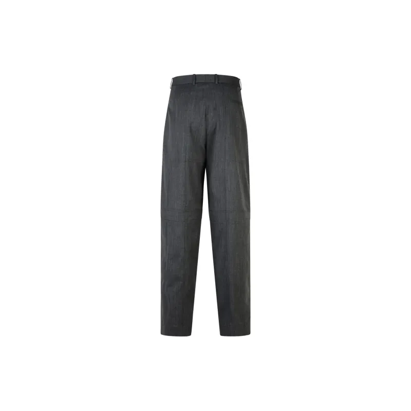 JIL SANDER High Waist Wide Leg Trousers-1