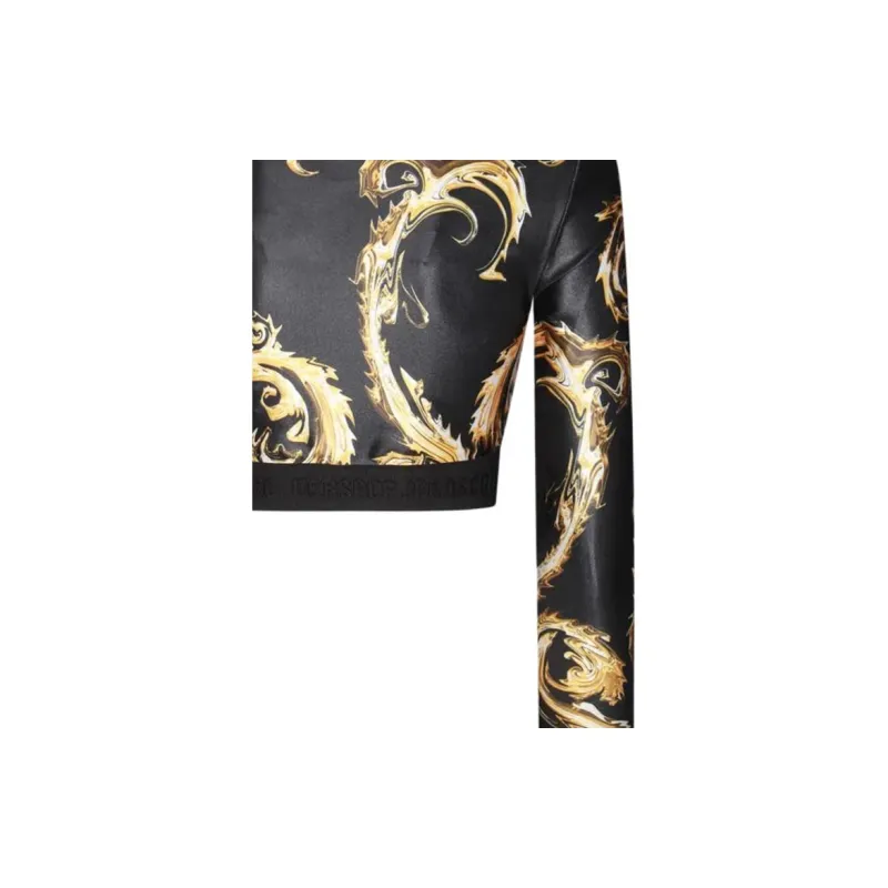 VERSACE JEANS COUTURE Barocco Cropped Top-4