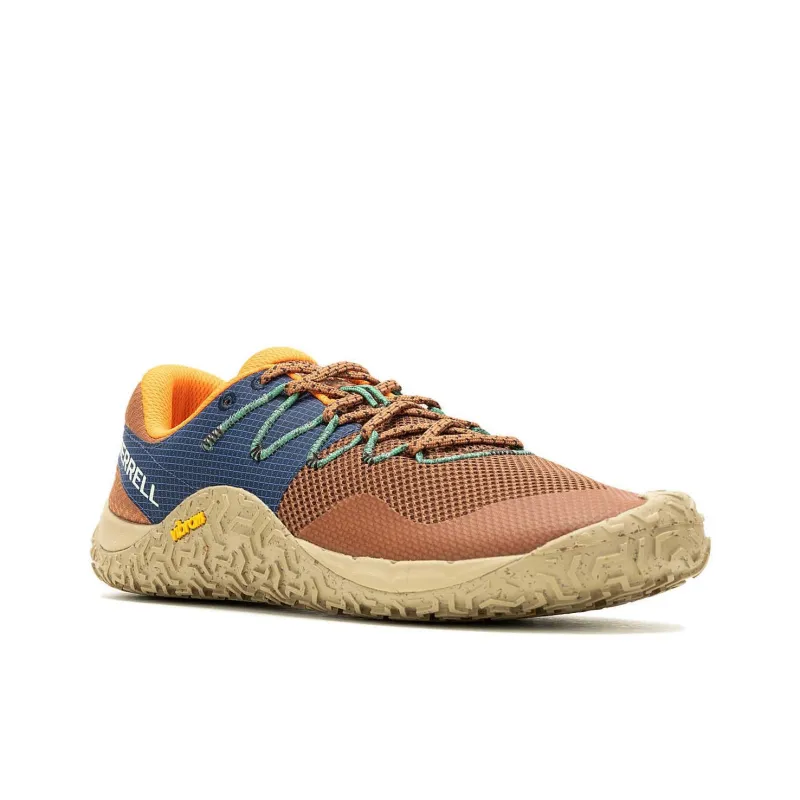 MERRELL Trail Glove 7 Wear-resistant And Lightweight Low-Top Running Shoes Men's Brown-2