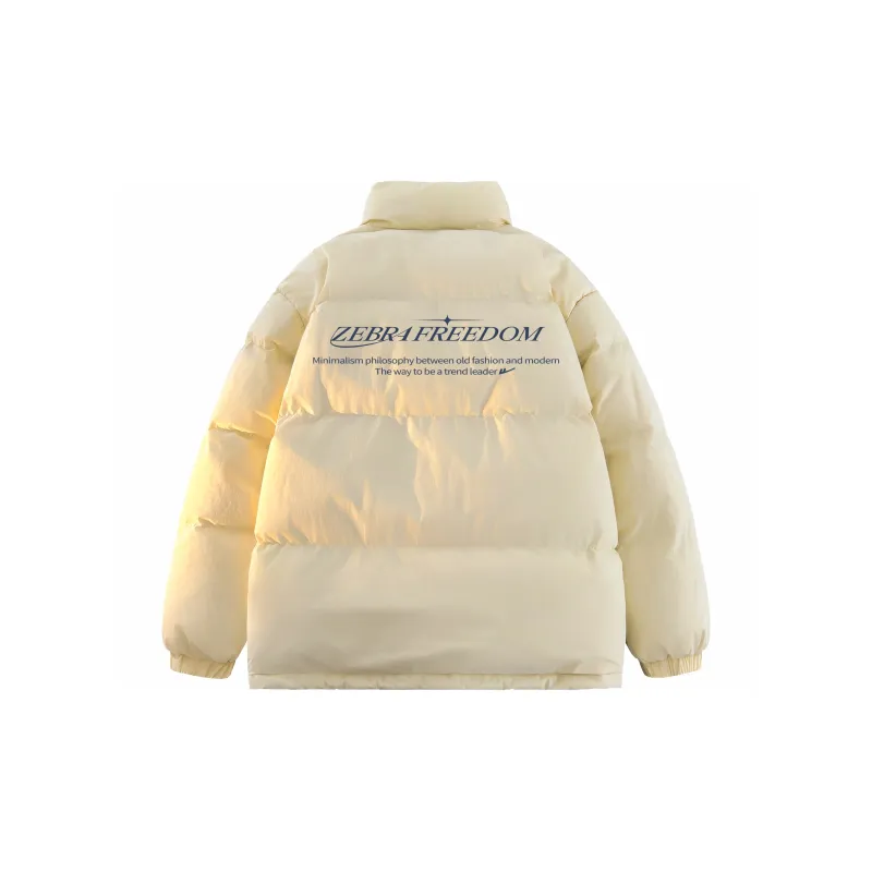 Warrior Ride The Wind Collection Open Ended Smile Collection Puffer Jacket Unisex-31