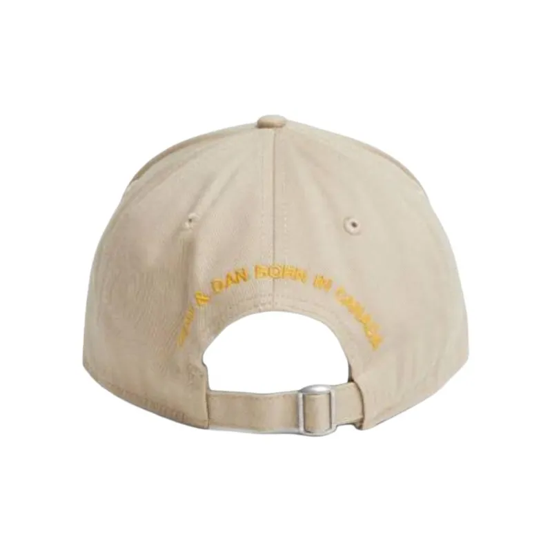 DSQUARED 2 Flag Patch Distressed Baseball Cap-1