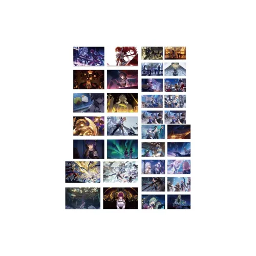 MIHOYO Memories With You Collection Set Vol 1.0 Anime / Games Postcards