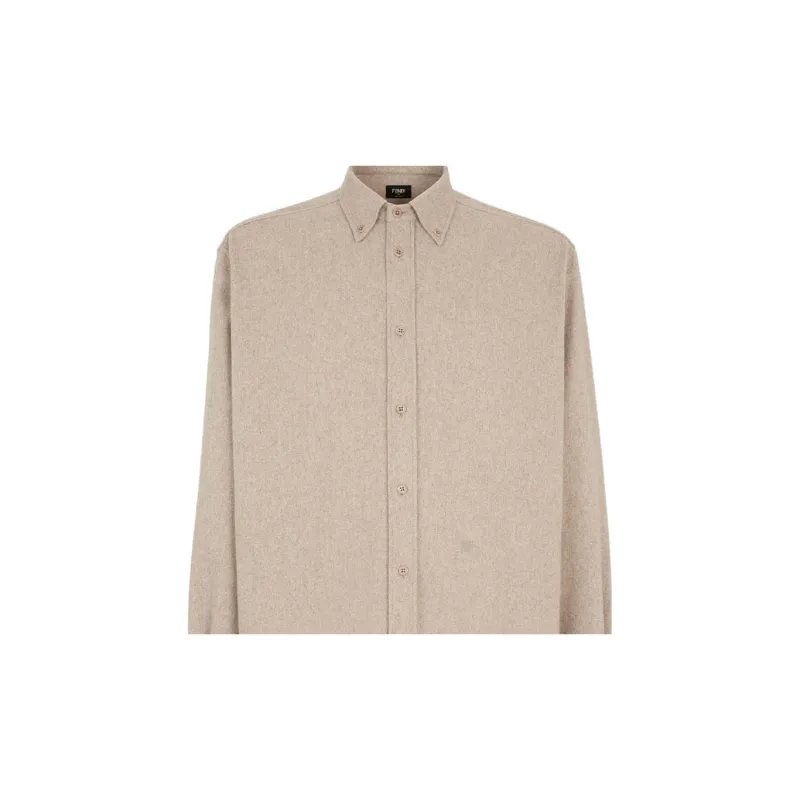 FENDI Long Sleeved Buttoned Shirt-5