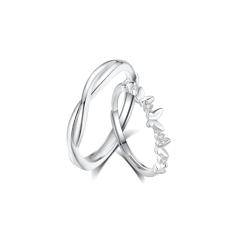 NVBBK Sterling Silver Rings Unisex-0