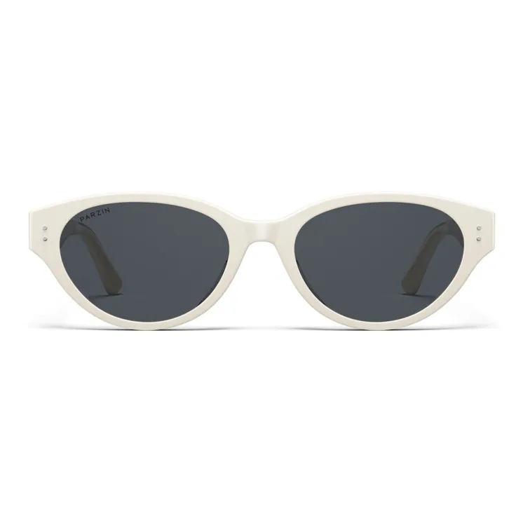 PARZIN Plate Frame Cat Eye Sunglasses Unisex-13
