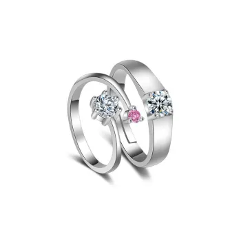 QIANFANGDAHUANGYE Zircon Rings Unisex