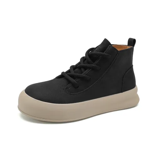 FOXER Ankle Today Medium Heel Women's Black