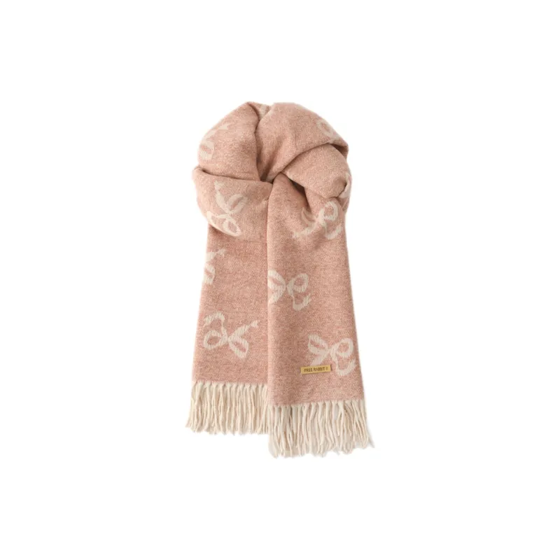 FREE RABBITⅡ Fall And Winter Mood Enhancing Warm Versatile Shawl Scarf Unisex-4