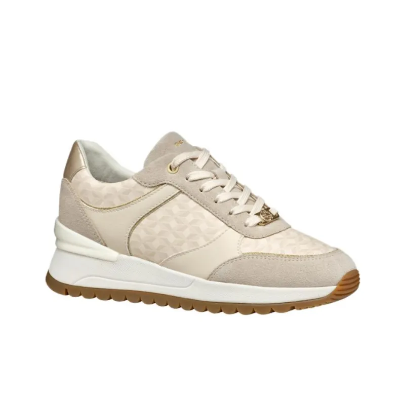 GEOX Desya Low Top Casual Shoes Women's Light Beige-2