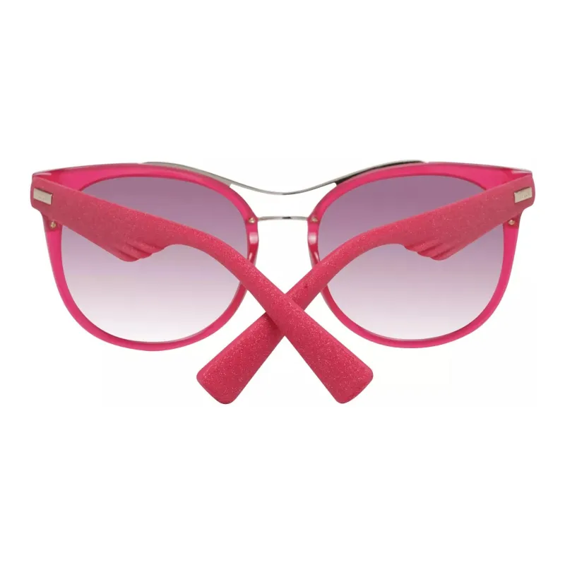 Police Acetate Plastic Aviator Sunglasses Women's Red-2