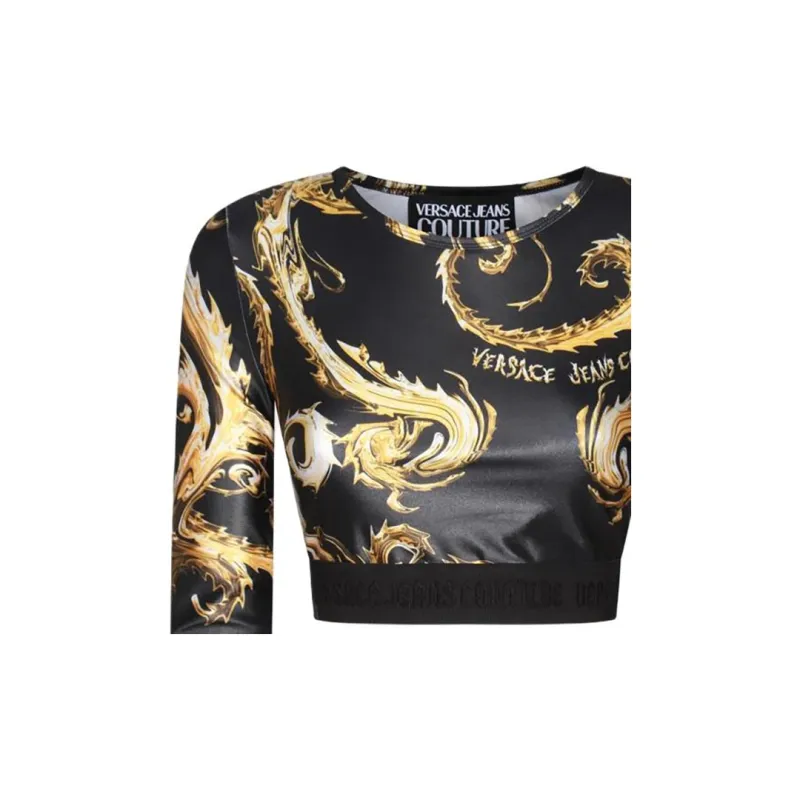 VERSACE JEANS COUTURE Barocco Cropped Top-2